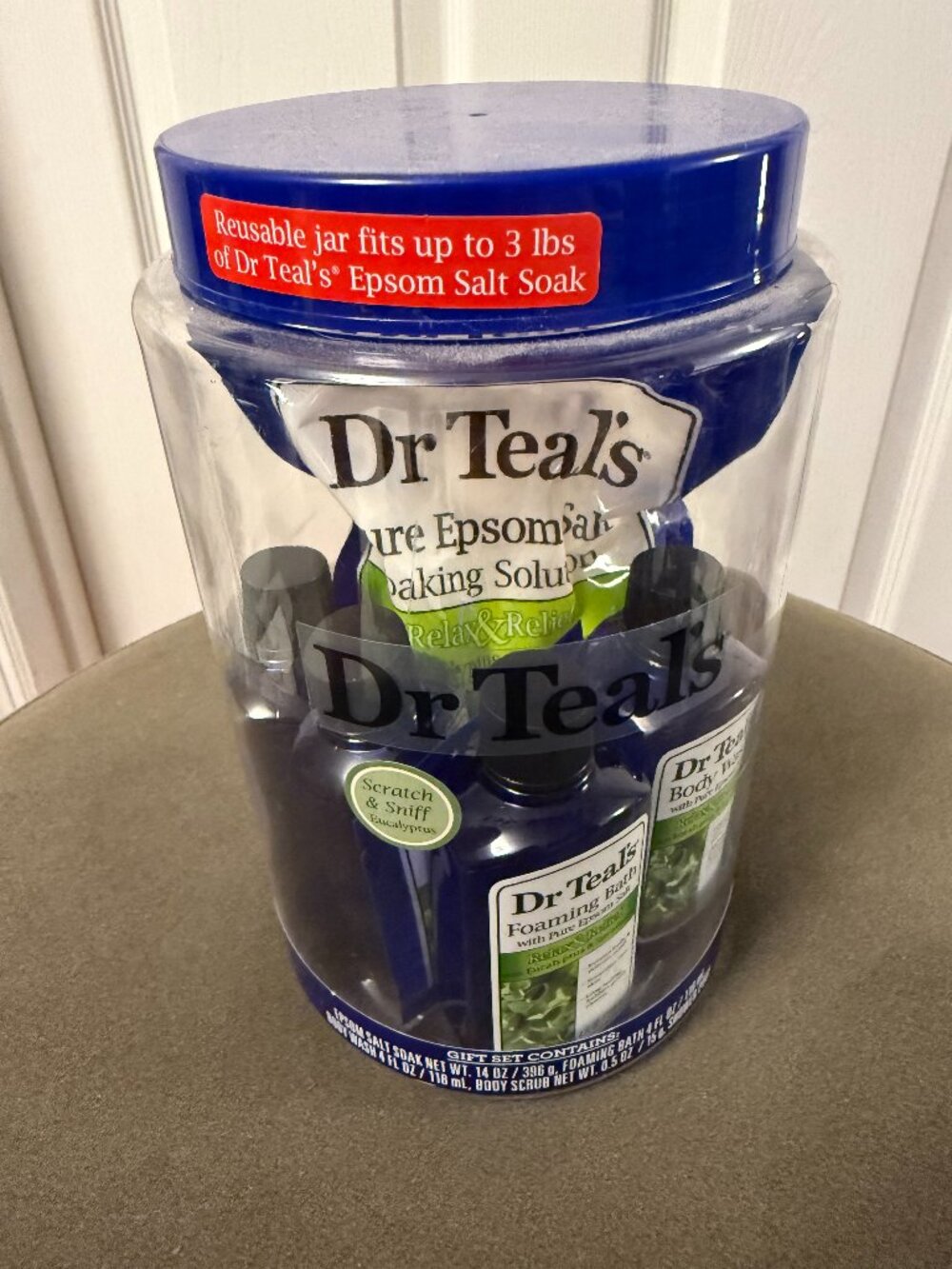 Dr Teal's Eucalyptus & Spearmint gift set, sealed